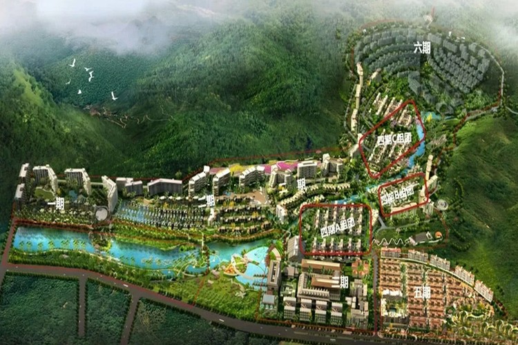 万科森林度假公园鸟瞰图