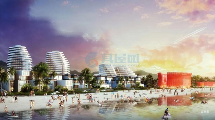 滨海度假区效果图
