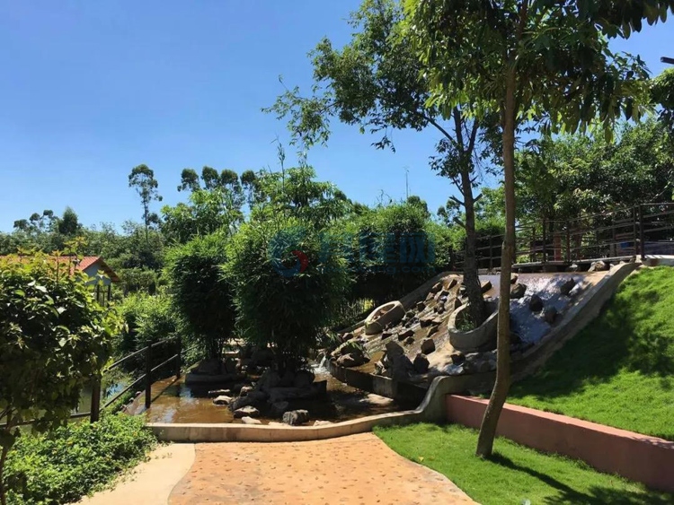 小区景观一角