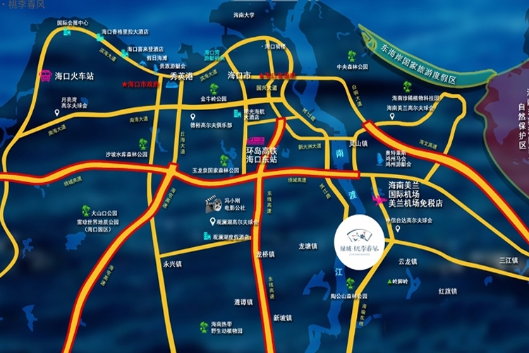 绿城桃李春风区位图