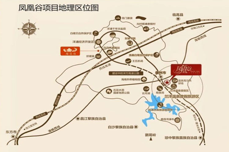 凤凰谷区位图