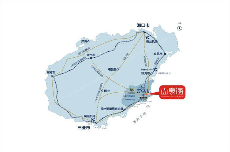 凯德山泉海区位图