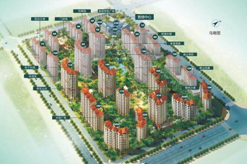 凯德山泉海效果图