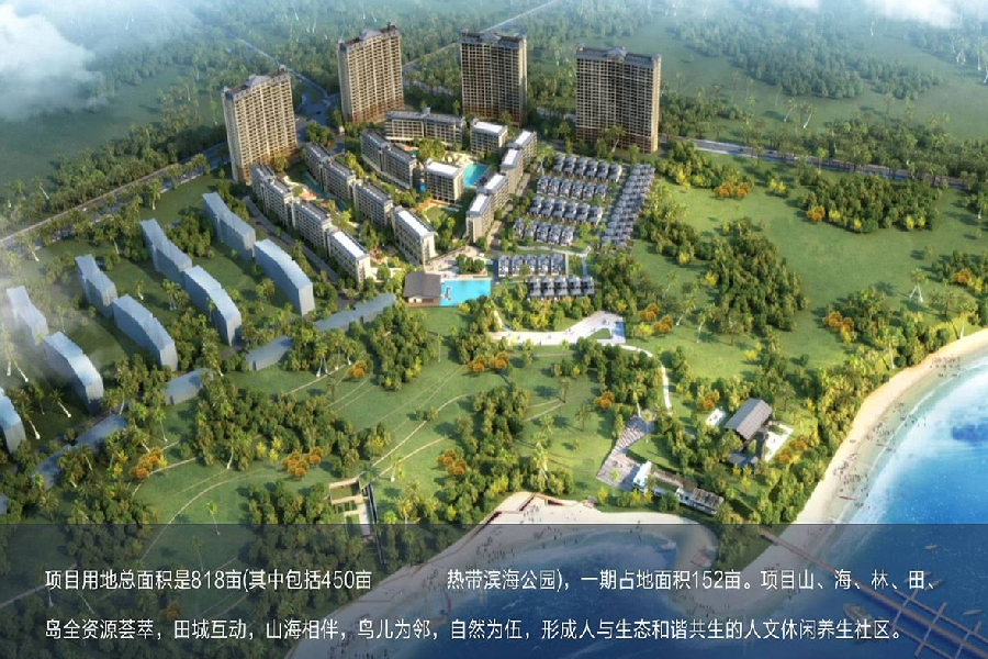 金月湾椰海小镇效果图
