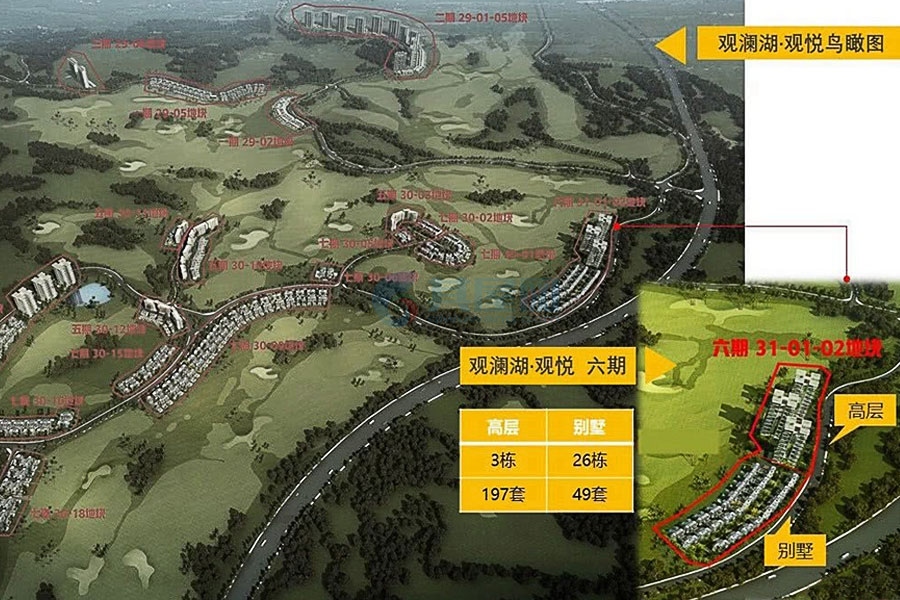 观澜湖观悦-地块分布