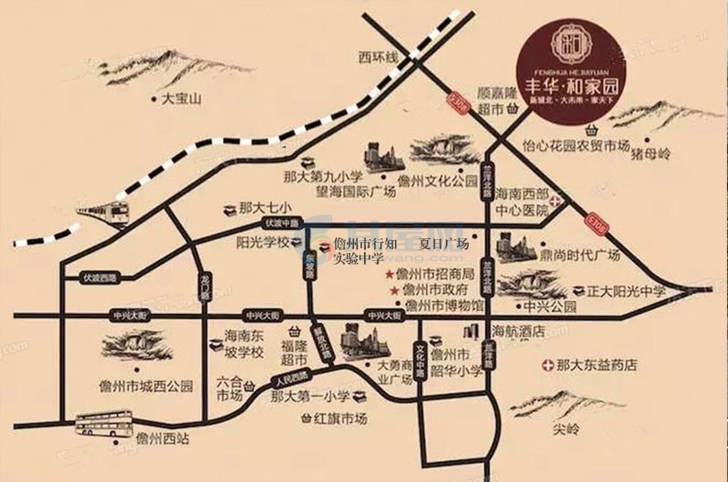 丰华和家园-区位图