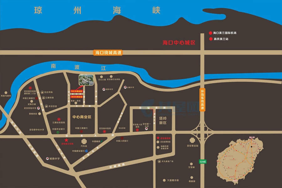 区位图