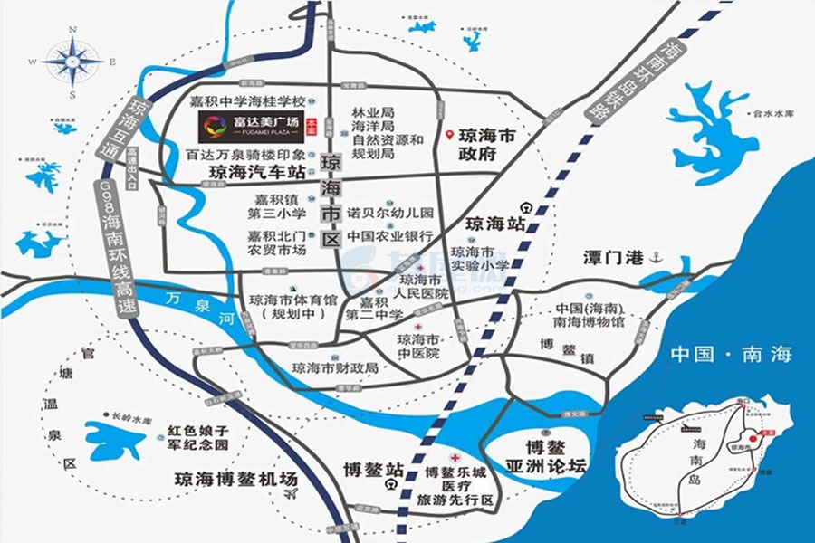 富达美广场-区位图