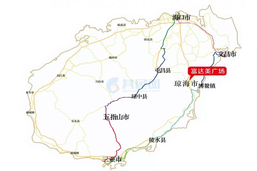 富达美广场-区位图