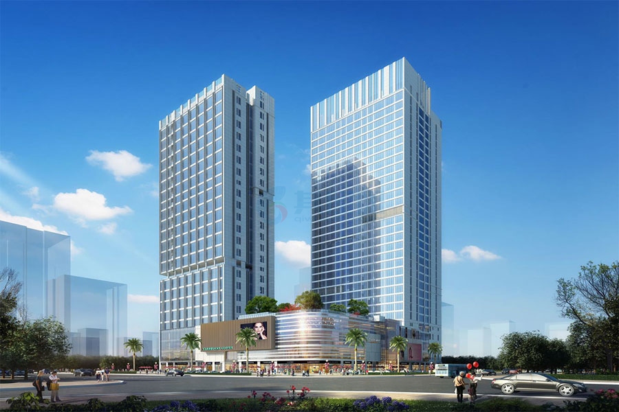 珈宝广场-楼栋效果图