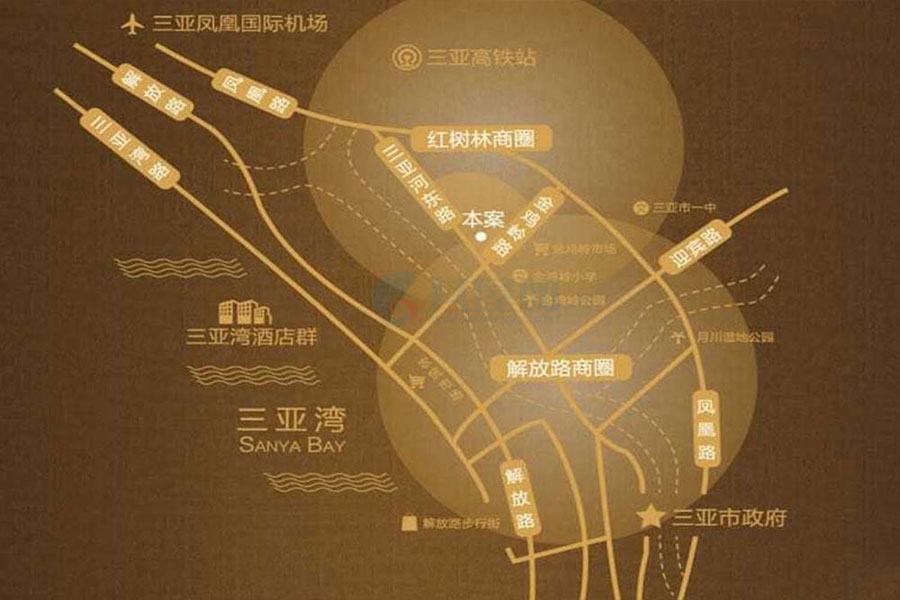泽华上东海岸-区位图