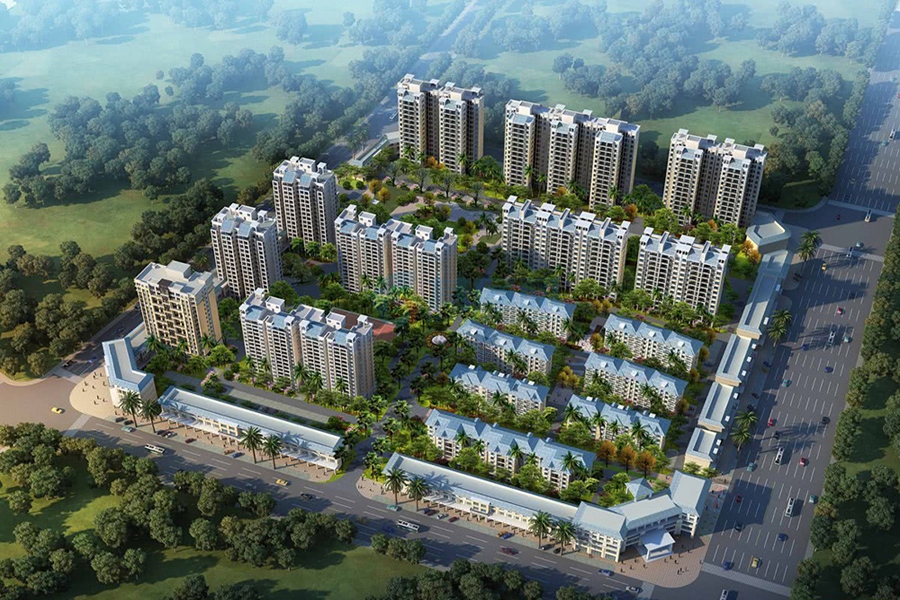 阳光椰风苑-鸟瞰图