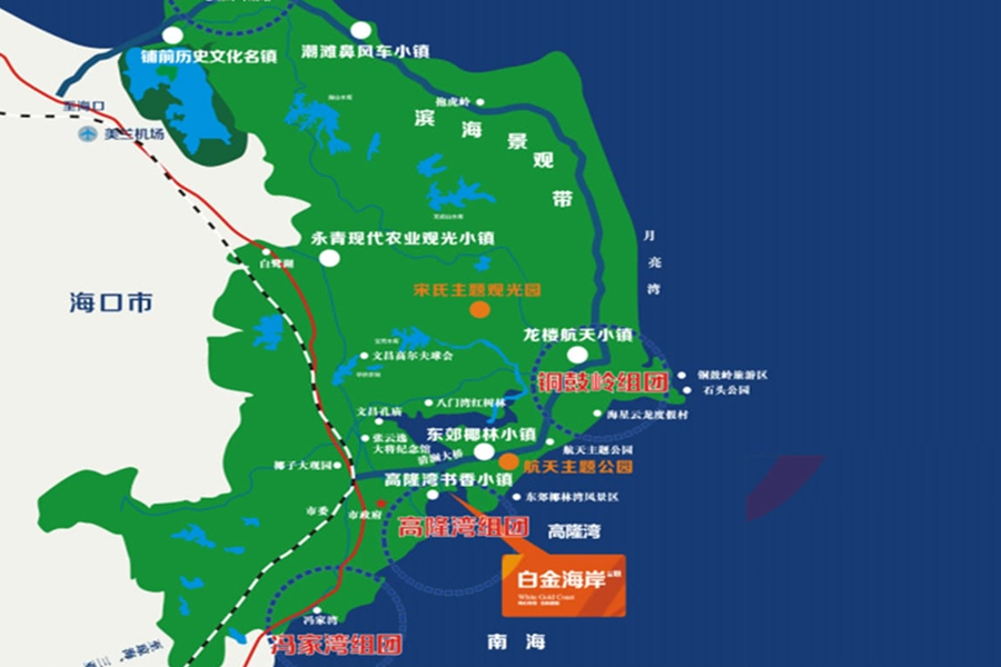 白金海岸-区位图