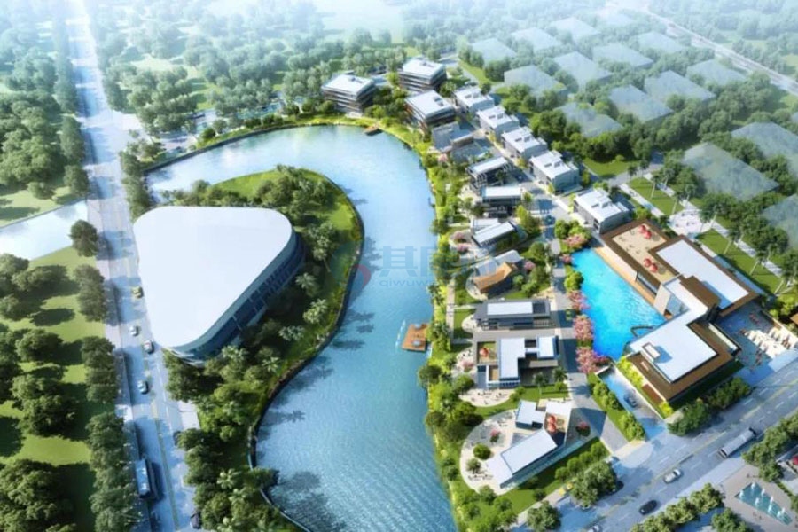 碧桂园中央半岛别墅-珑玥组团鸟瞰图
