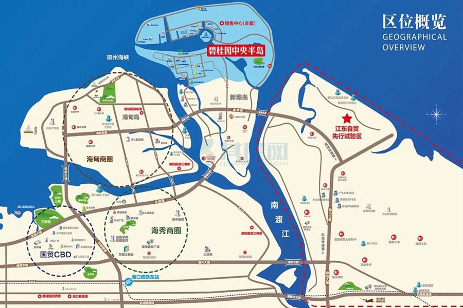 碧桂园中央半岛-区位图