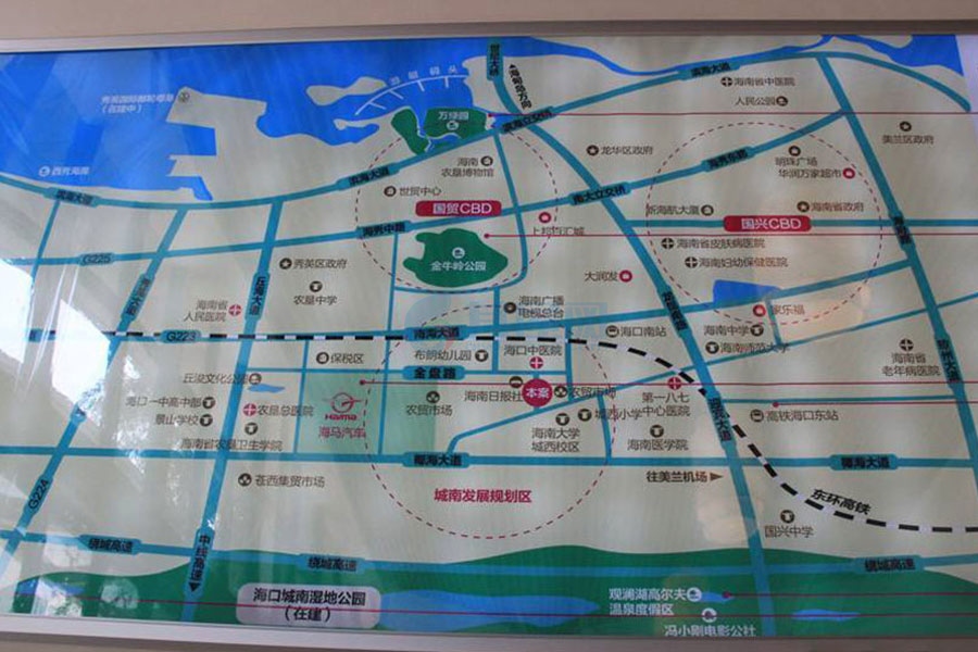海马金盘花园-区位图